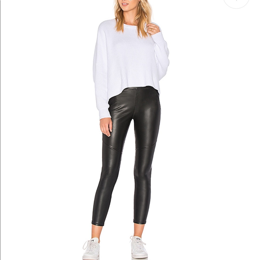 Vegan leather pants